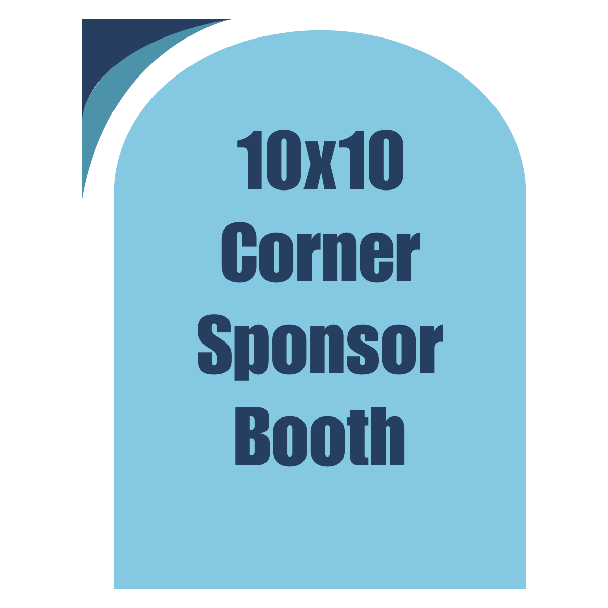 10x10 Corner Sponsor Booth