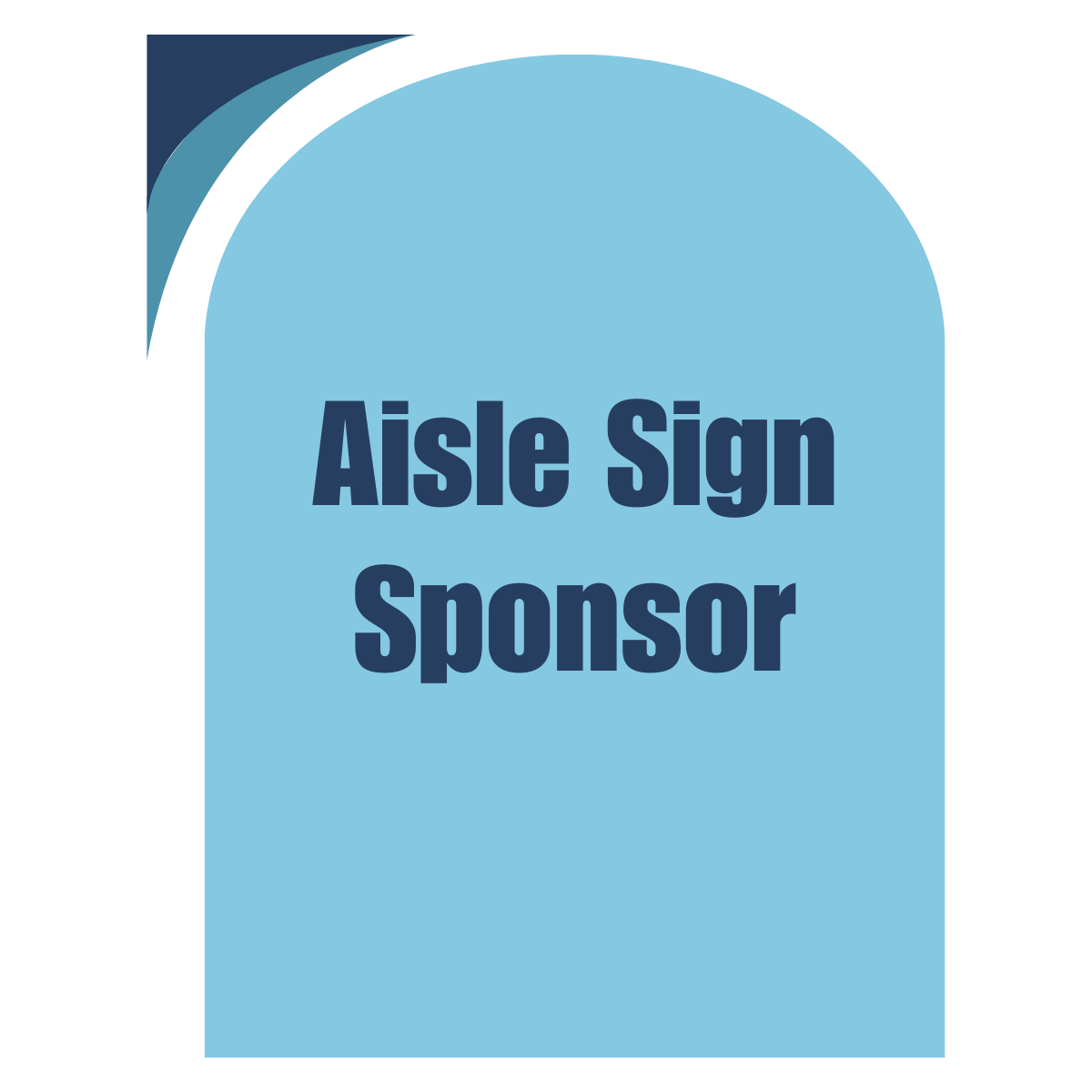 Aisle Sign Sponsor