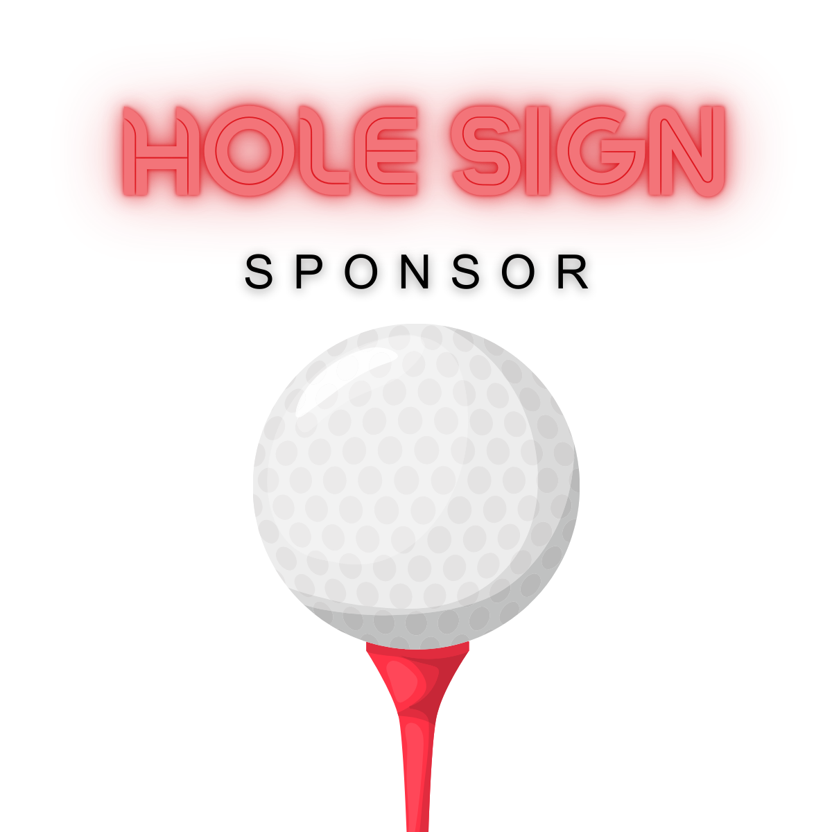 Hole Sponsor Sign Only - Mid-Con Open